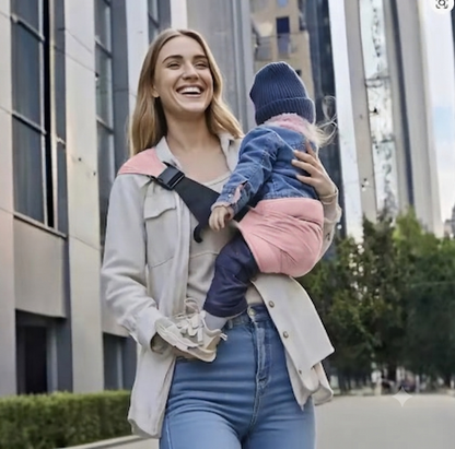 Porte bébé hanche pratique assise rigide