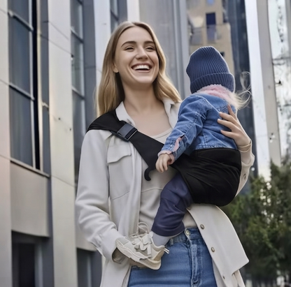 Porte bébé hanche pratique sangle diagonale