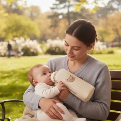 Porte biberon isothermique