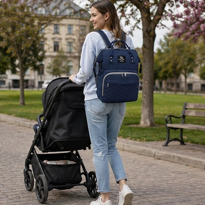 Sac à dos à langer imperméable, facile à porter