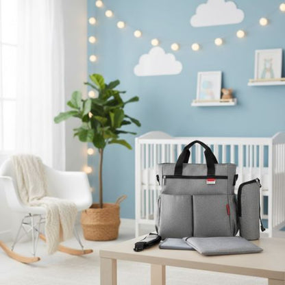 sac-a-langer-bebe-equipe-gris