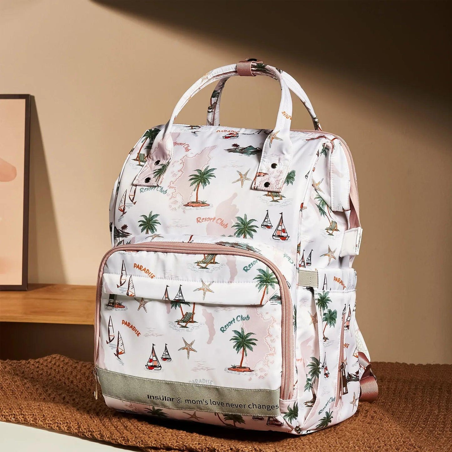 sac-a-langer-bebe-motif-ile