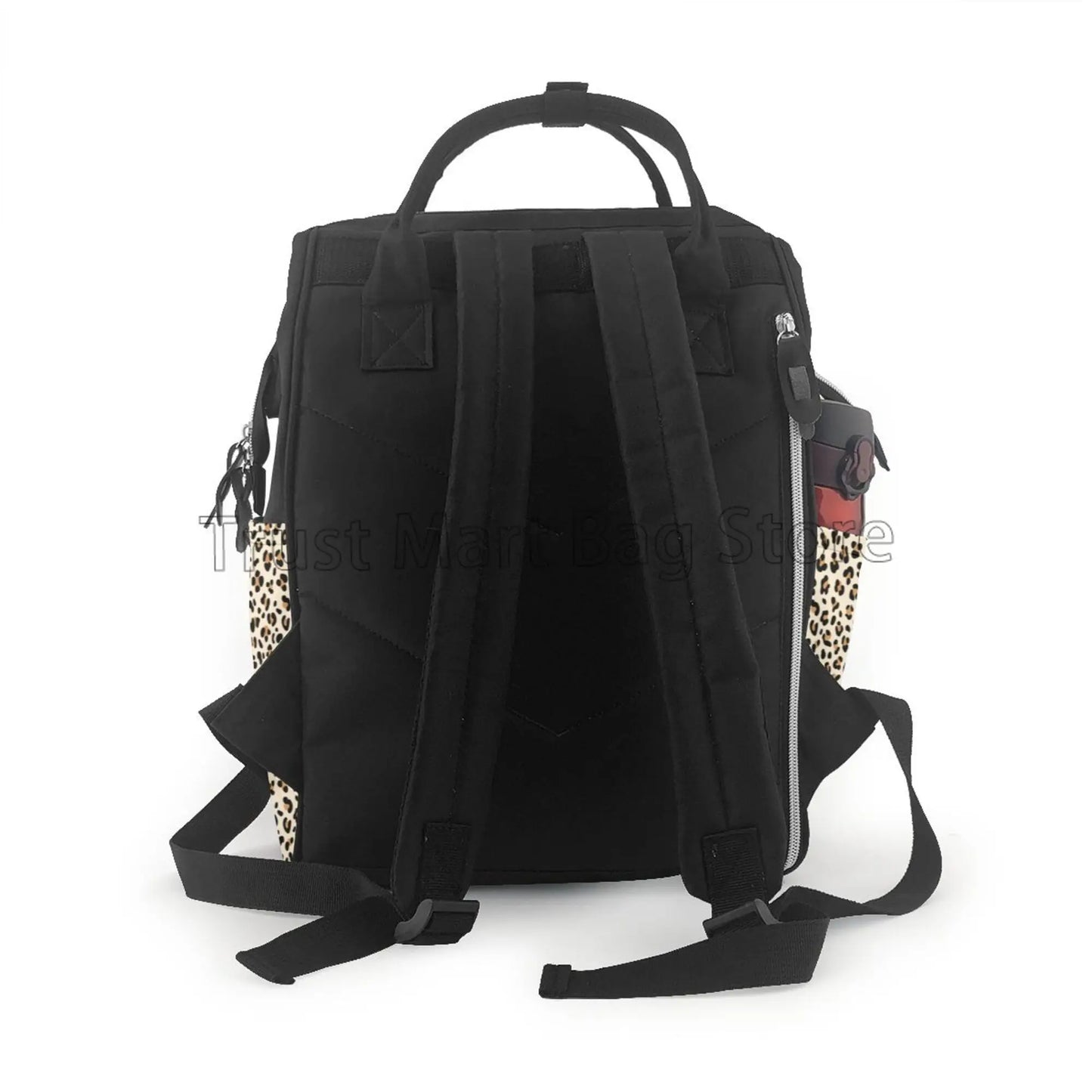 sac a langer leopard detail fermeture attache