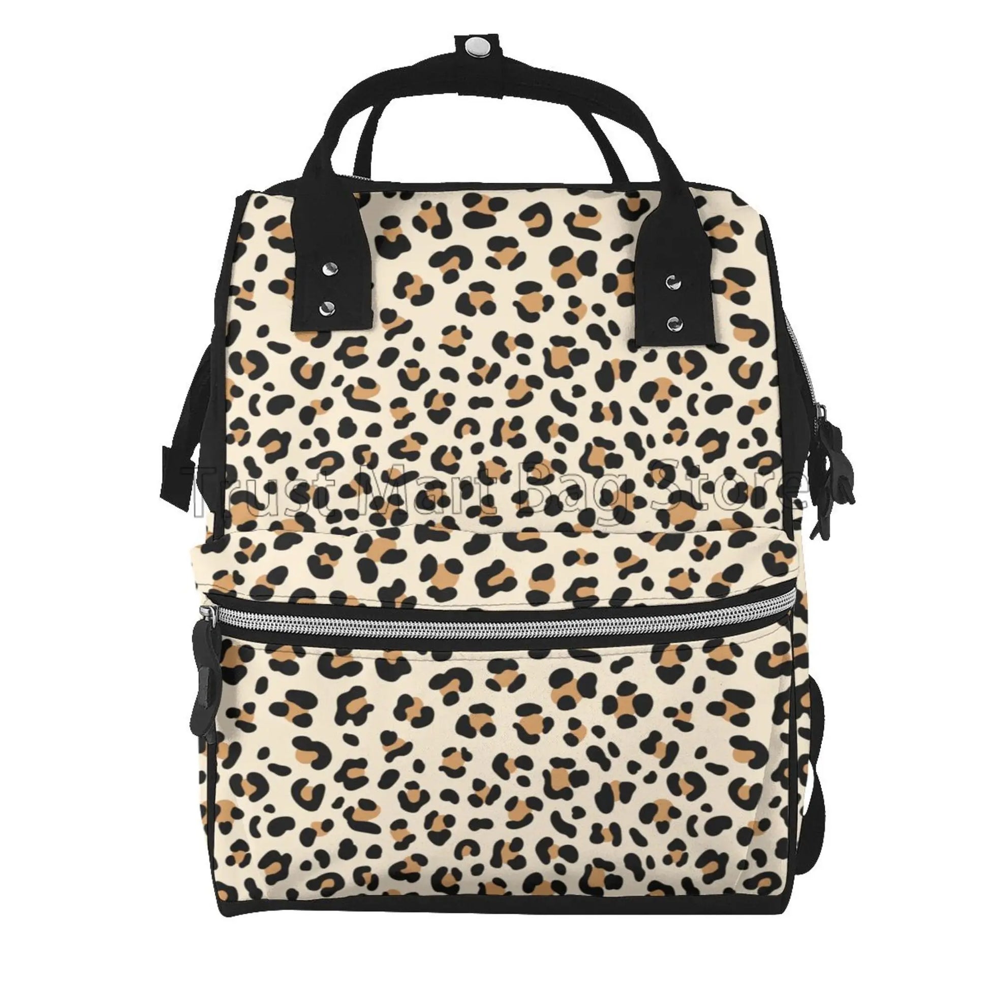 sac a langer leopard photo produit fond blanc