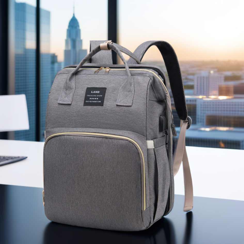 sac-a-langer-lit-multifonction-gris