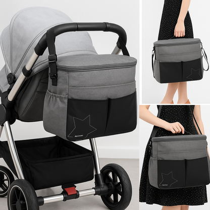 SAC A LANGER NOIR ET GRIS PRATIQUE | FREEMOM™