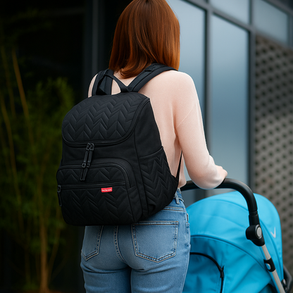 sac a langer nomade noir