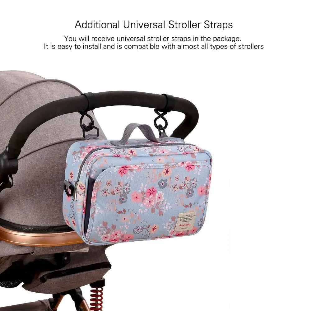 sac-a-langer-pour-poussette-fleurs-de-cerisier-fond-bleu-ciel-fleurs-roses