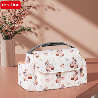 sac-a-langer-pour-poussette-motif-lapins-de-paques-fond-blanc