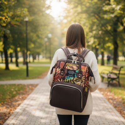 Sac à langer pratique grand volume