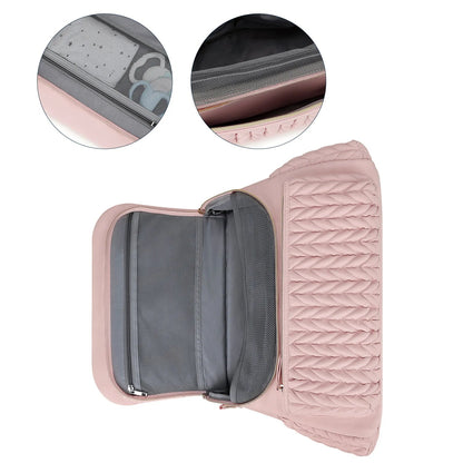 Ouverture large du sac a langer revelant plusieurs compartiments mesh pour organiser facilement les affaires de bebe