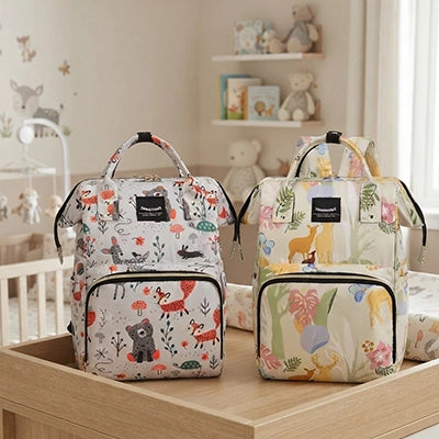 Sac à langer sac à dos au compartiment principal spacieux