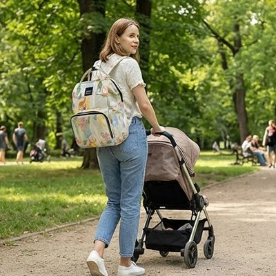 Sac à langer sac à dos en tissu imperméable