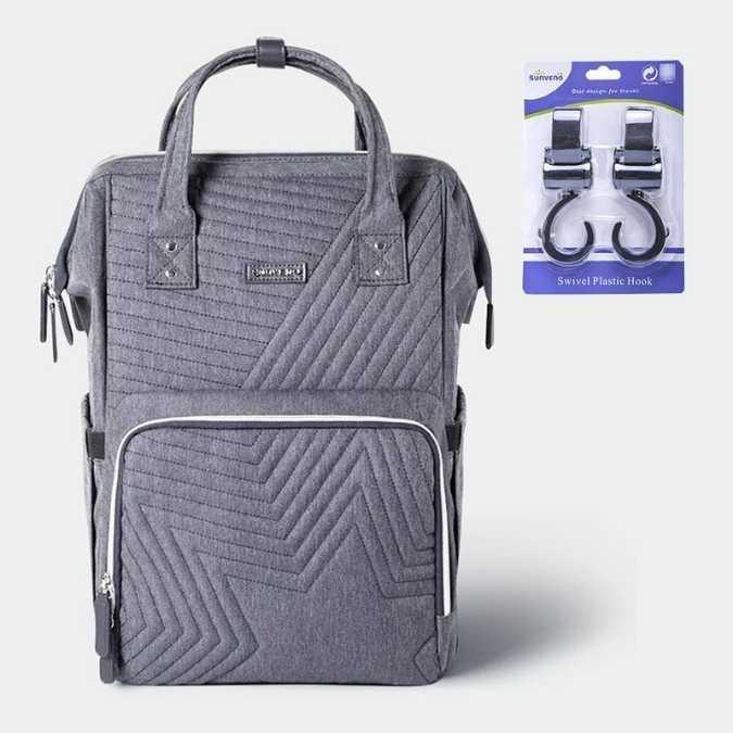 sac-a-langer-velours-gris-matelasse