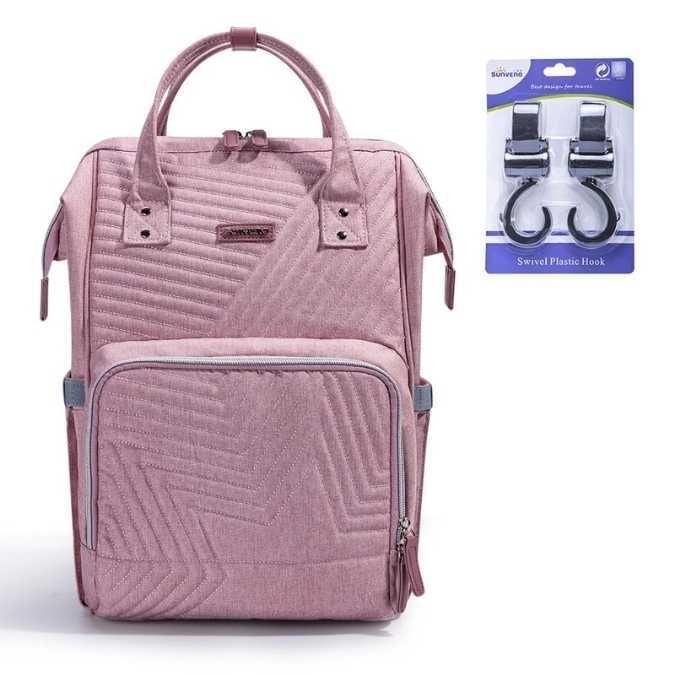 sac-a-langer-velours-rose-matelasse
