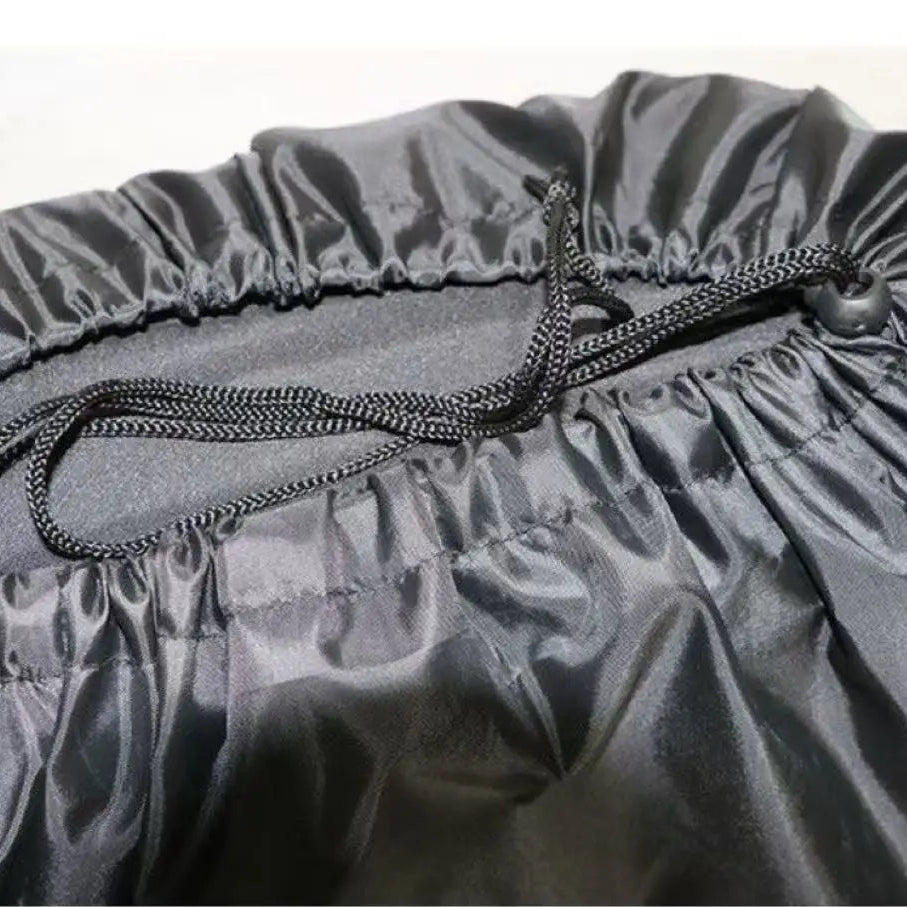 Detail du cordon coulissant qui ferme hermetiquement le sac