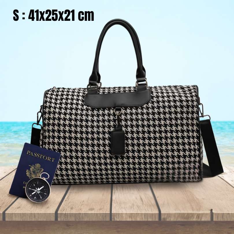 sac-voyage-bebe-pied-de-poule-grand-modele