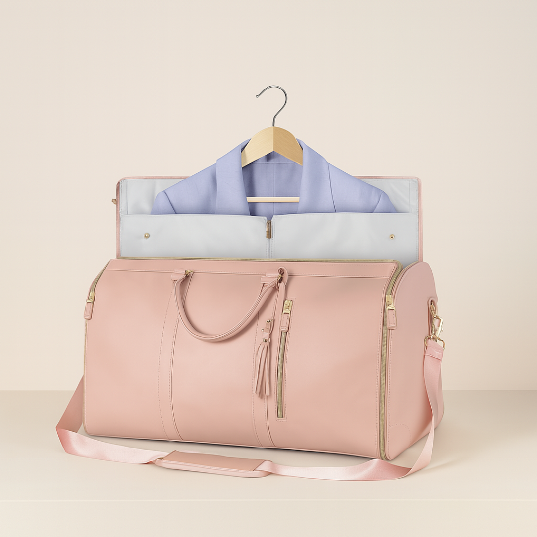 sac-de-voyage-pliable-multifonction-rose