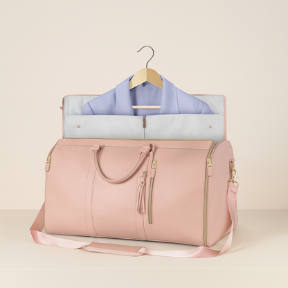 sac-de-voyage-pliable-multifonction-rose