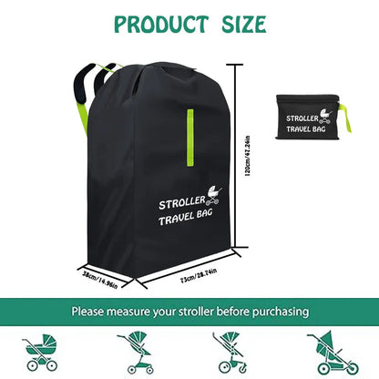 Schema des dimensions du sac de transport pour verifier la compatibilite avec votre poussette