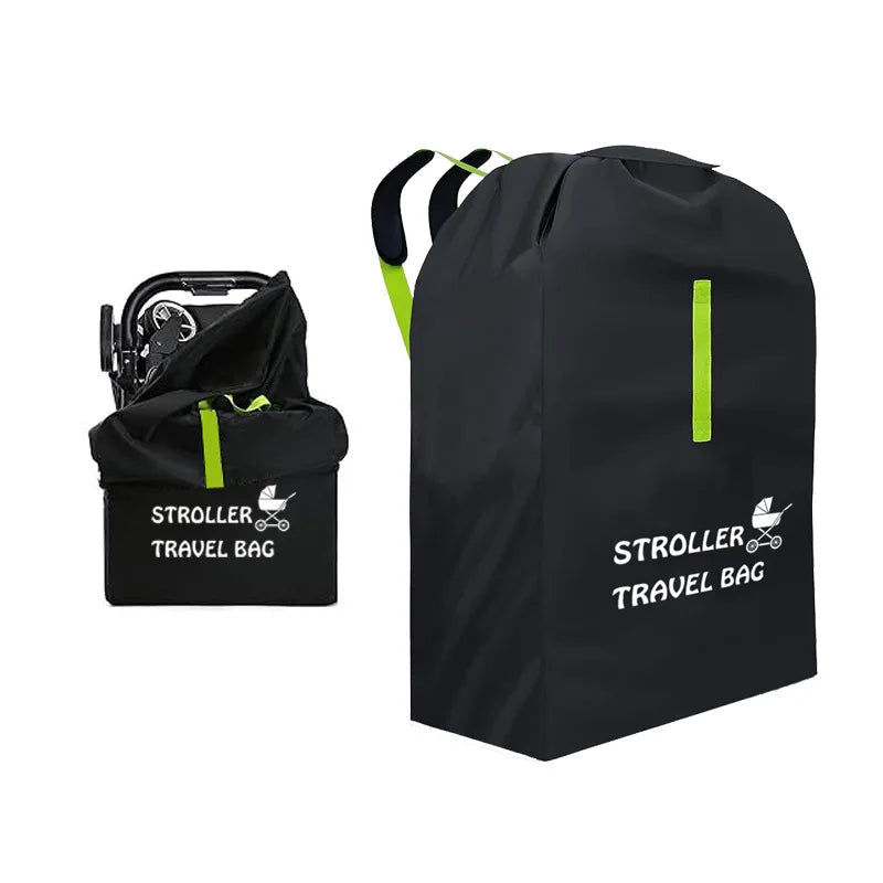 Sac de transport poussette avec sa pochette de rangement pliable compacte