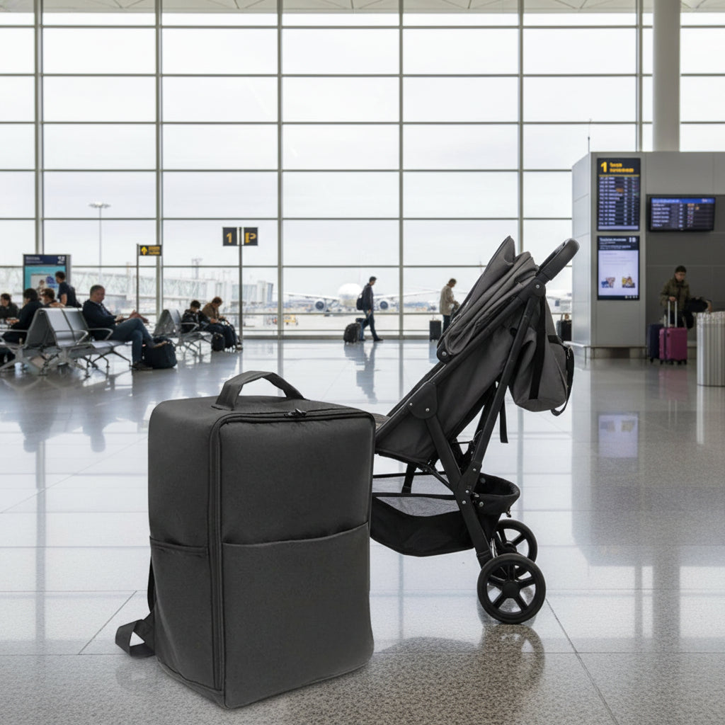 Sac de transport pour poussette avec grande poche avant pour un rangement pratique