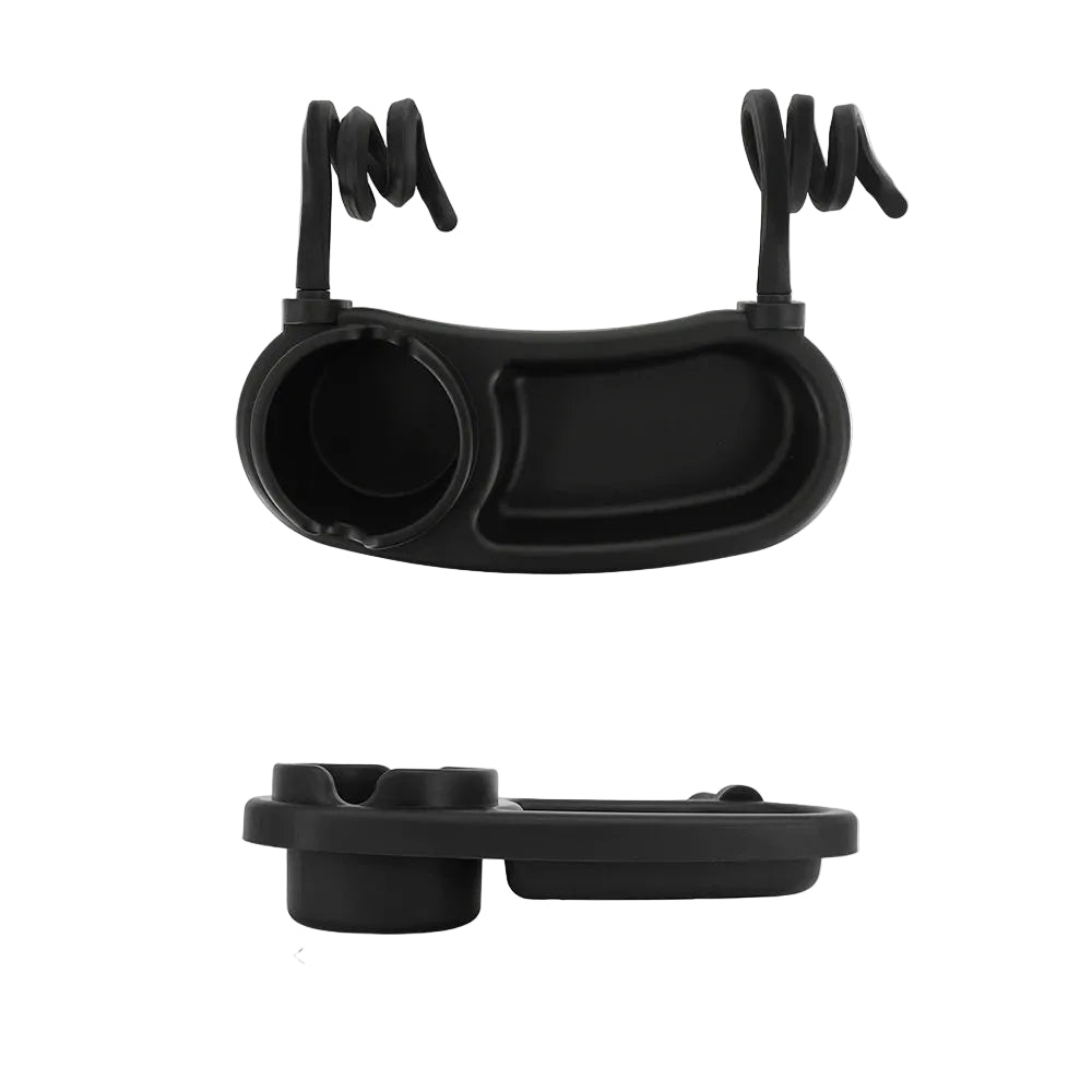 Tablette pour poussette vue sous tous les angles 