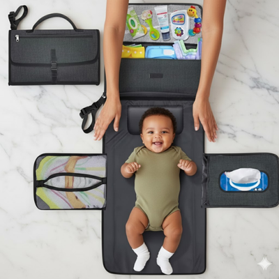 tapis a Langer de voyage pour famille nomade