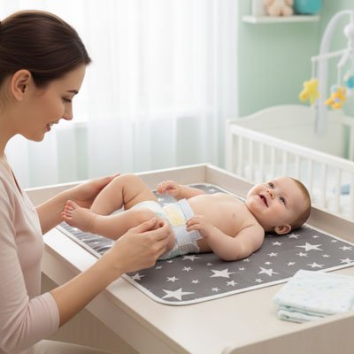 Tapis A langer de voyage pratique