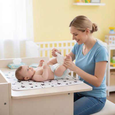 Tapis à langer nomade  confortable