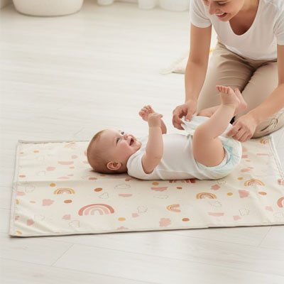 Tapis de change bebe pliable