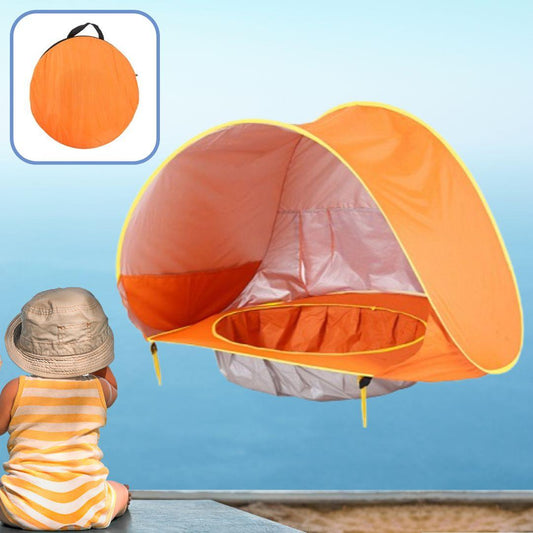 tente-de-plage-bebe-orange
