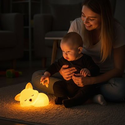 Veilleuse renard lumiere 