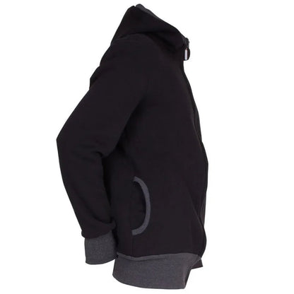 Vue de profil de la veste montrant les poches laterales pratiques et la coupe ajustee pour un maintien confortable.